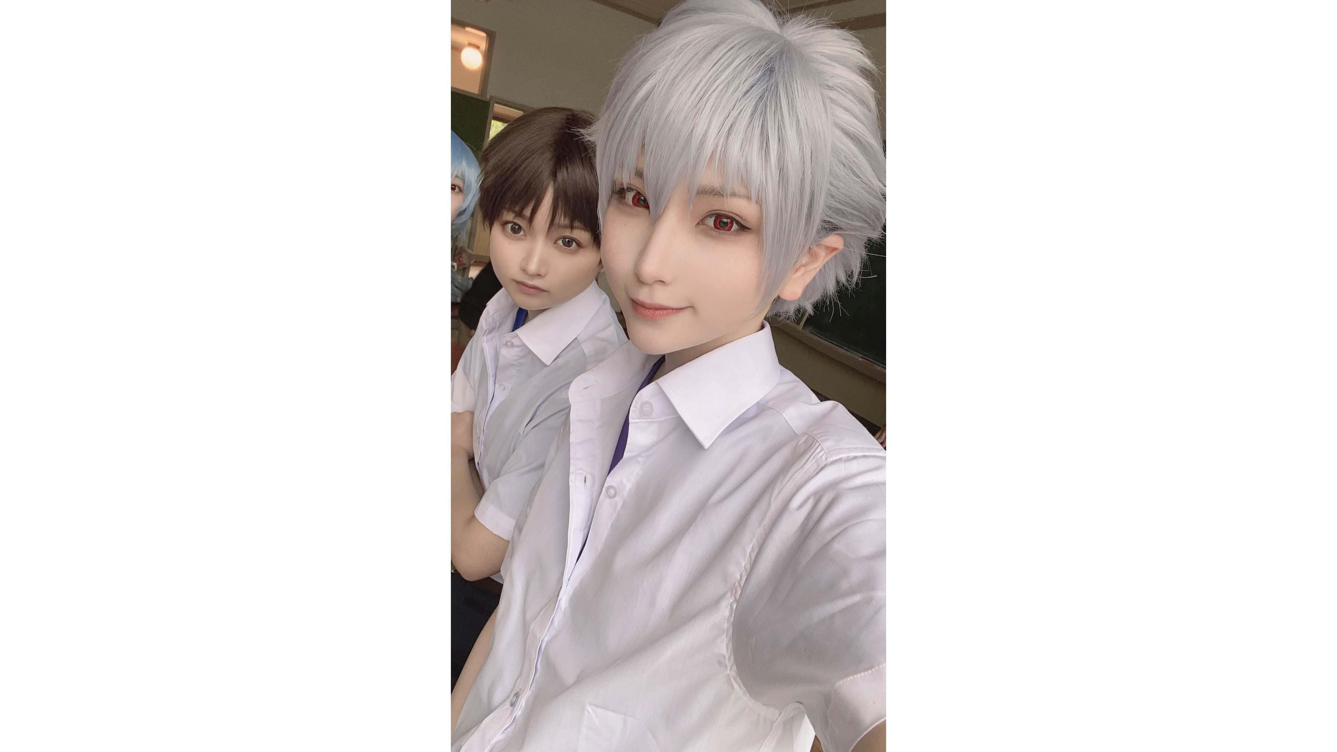 2 5次元モデル あまつまりな エヴァンゲリオン 渚カヲルのコスプレに イケメンすぎる の声 Entame Next アイドル情報総合ニュースサイト