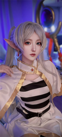 二次元すぎるビジュアルに驚愕…しょこら、『葬送のフリーレン』コスプレ姿が「綺麗すぎます」 | ENTAME next - アイドル情報総合 ...