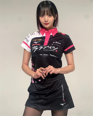 o*n様 サクラナイツ　岡田紗佳　ユニフォーム　Lサイズ　新品未使用 プロ雀士&モデルの