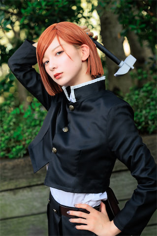 呪術廻戦』釘崎野薔薇コスで、964万インプレッションの美女がコスプレ