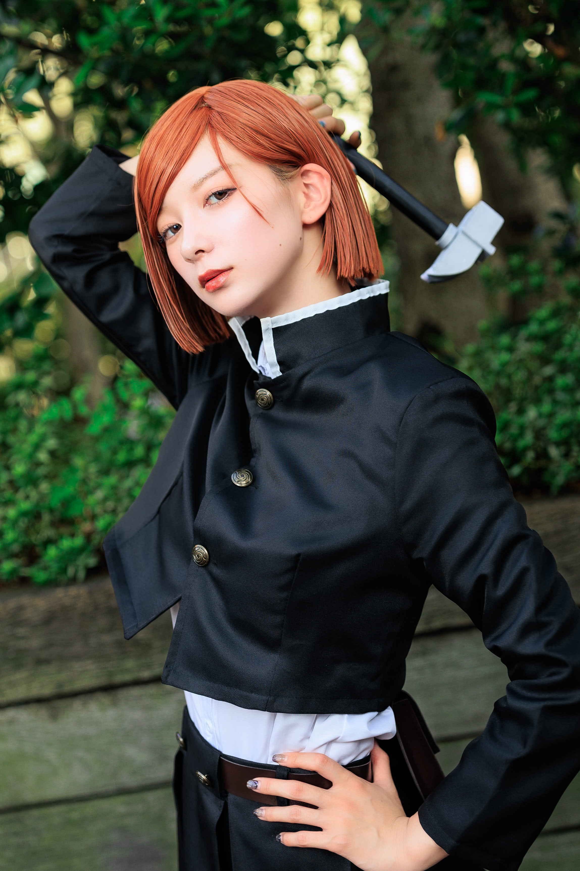 呪術廻戦』釘崎野薔薇コスで、964万インプレッションの美女がコスプレ