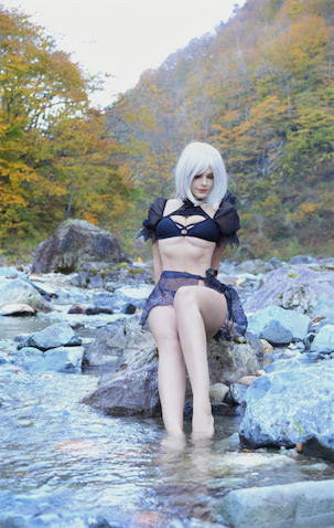 グラブル　ニーア　水着　コスプレ Amazon.co.jp: [ACQ] グランブルーファンタジー ニア nier 水着