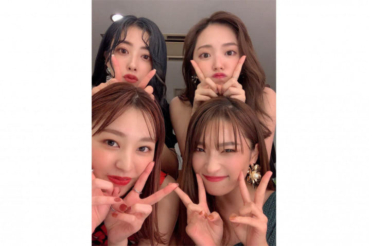 鈴木愛理と夏焼雅率いるpink Cres の共演後オフショットに 天使の集まり と絶賛の声 Entame Next アイドル情報総合ニュースサイト