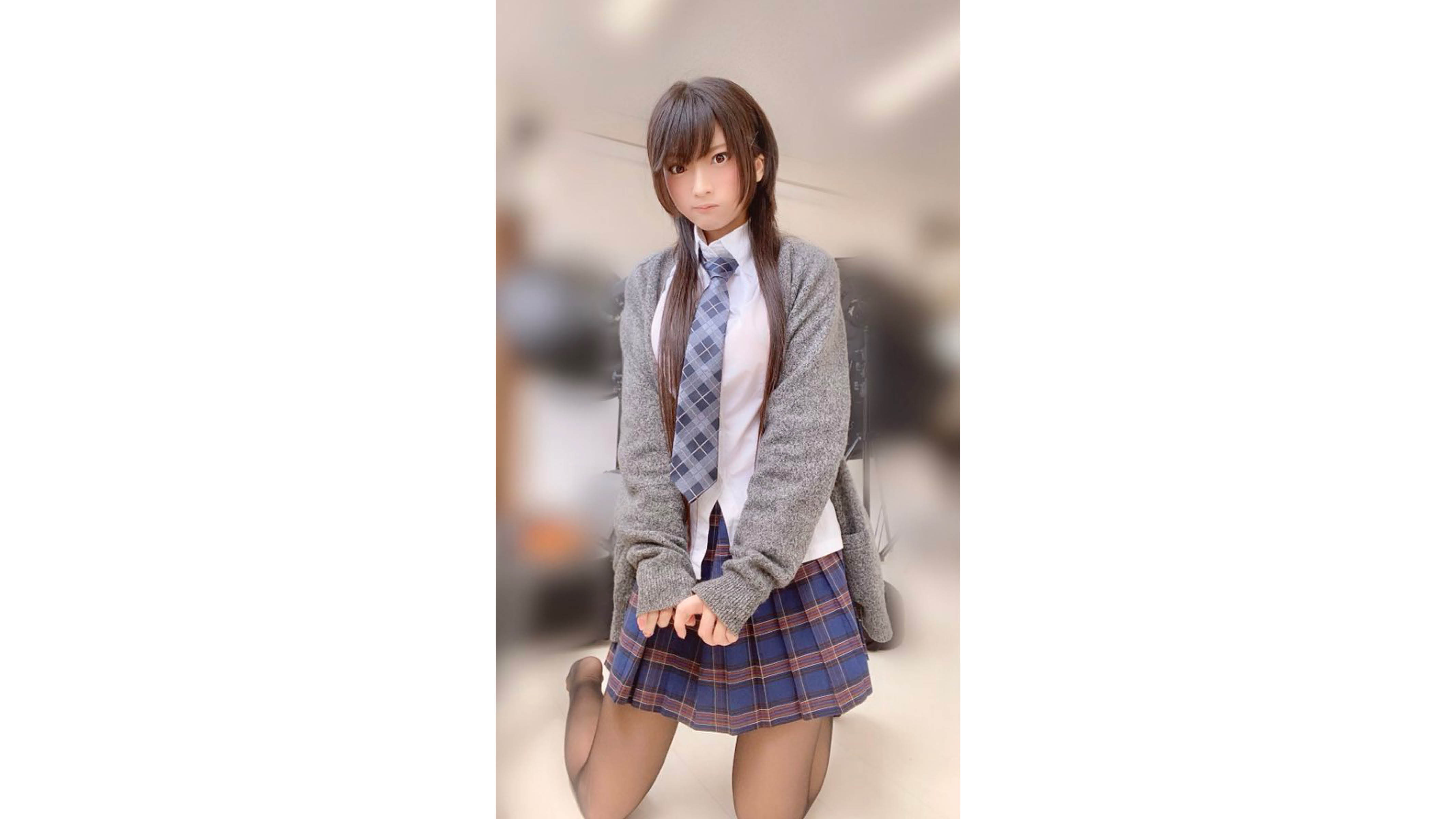 コスプレイヤー 接写 