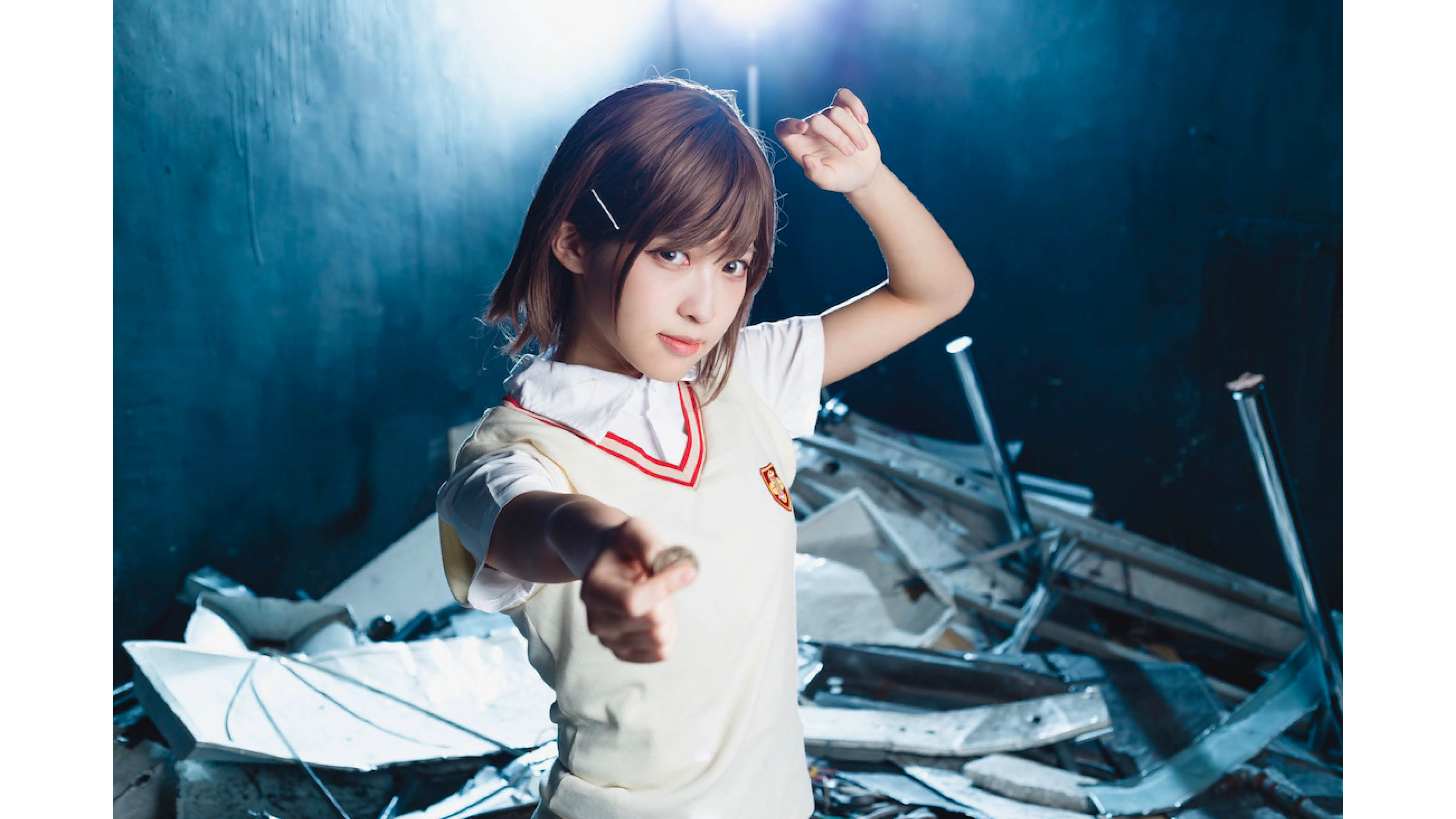 猫田あしゅ とある科学の超電磁砲 御坂美琴コスプレに 原作超え の声 Entame Next アイドル情報総合ニュースサイト 猫田あしゅ とある科学の超電磁砲 御坂美琴コスプレに 原作超え の声 Entame Next アイドル情報総合ニュースサイト